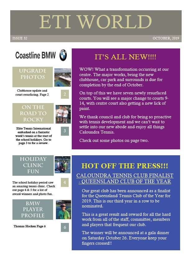 Screen Shot oct 2019 newsletter page 1