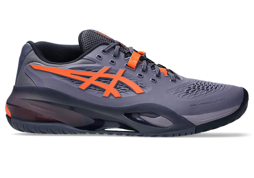 ASICS GEL-RESOLUTION X GREYISH PURPLE NOVA ORANGE